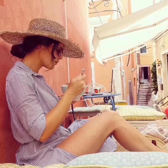 Seagrass Fedora Boater Casual Sun Beach Wide Brim Hat - Picture 11 of 14